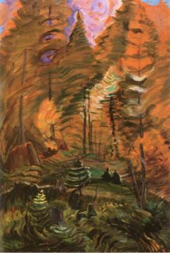 Young And Old Forest, B.c. (study For Something Unnamed) Artwork by Emily Carr