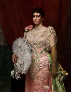 Lady Simpson Artwork by Valentine Cameron Prinsep