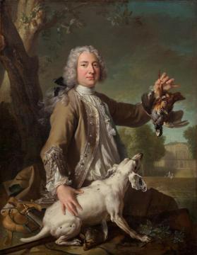 Henri Camille, Chevalier De Beringhen Artwork by Jean-Baptiste Oudry