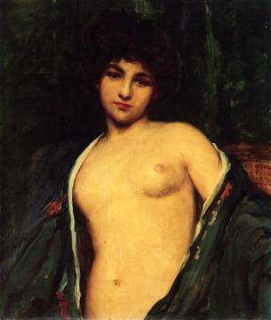 Portrait of Evelyn Nesbitt Artwork by James Carroll Beckwith