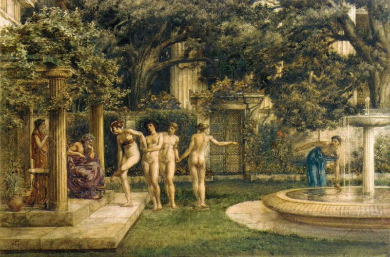 A Visit To Aesclepius, 1875 Artwork by Sir Edward John Poynter