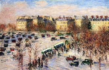 Place de l'Étoile Artwork by Gustave Loiseau