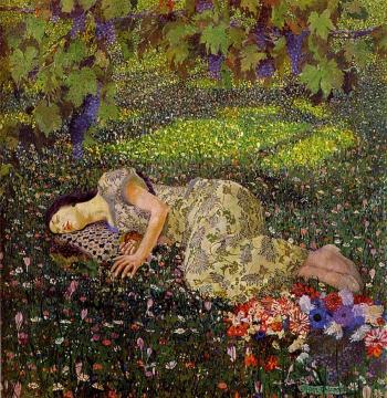 The Dream Of The Pomegranate Artwork by Felice Casorati