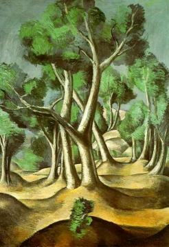 Cubist grove Artwork by Andre Derain