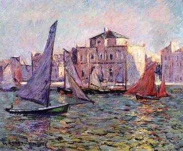 Les Martigues Artwork by Gustave Loiseau