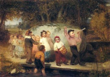 Marching Along Artwork by John George Brown