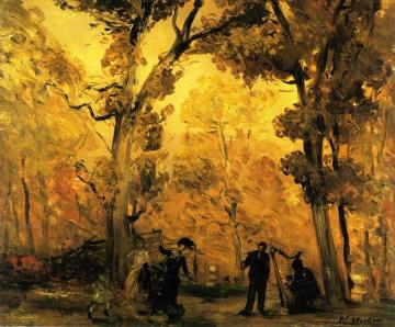 Autumn Landscape Artwork by William James Glackens