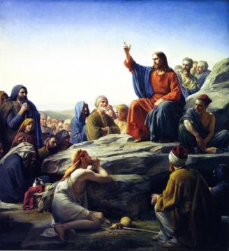 Sermon On The Mount Artwork by Carl Heinrich Bloch