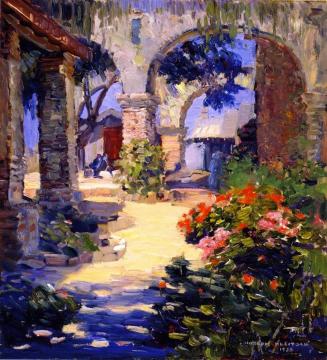 Mission Flowers Artwork by Joseph Kleitsch