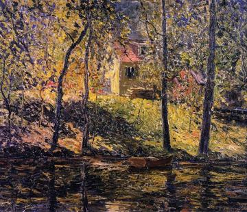 Dr. Bell's House Artwork by Edward Willis Redfield