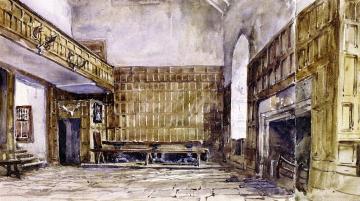 The Great Hall, Haddon Artwork by David Cox