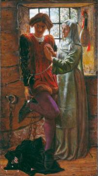Claudio And Isabella Artwork by William Holman Hunt