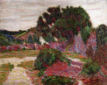Landscape, Pont-Aven Artwork by Roderic OConnor