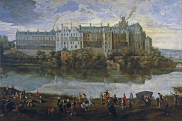 The Royal Palace In Brussels Artwork by Jan Brueghel the Younger