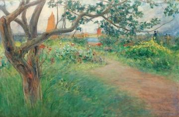 Landscape at Marstrand Artwork by Carl Larsson