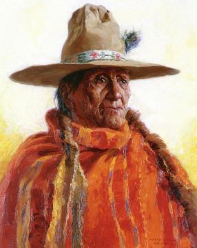 Juan Martinez, Santa Fe, New Mexico Artwork by Henry Balink
