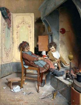 Joys of Childhood Artwork by Gaetano Chierici