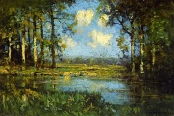 The Woodland Pool Artwork by Julian Onderdonk