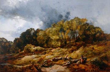 Rugged Pasture Artwork by Sidney Richard Percy