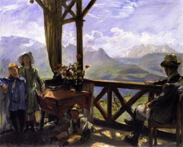 Terrace in Klobenstein, Tyrol Artwork by Lovis Corinth