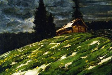 View from the Staffelalm Artwork by Franz Marc