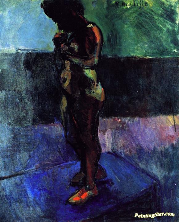 Model with Rose Sippers Artwork by Henri Matisse