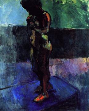 Model with Rose Sippers Artwork by Henri Matisse