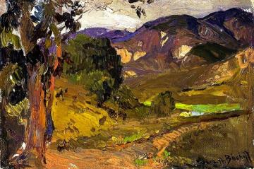 Valley Scene Artwork by Franz Bischoff