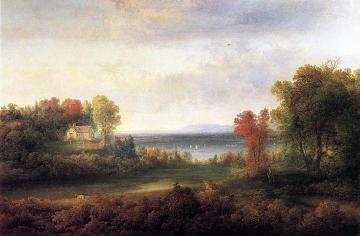 Hudson River Landscape Artwork by Thomas Doughty