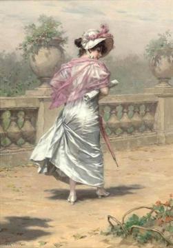 Exchange of views Artwork by Frederik Henrdik Kaemmerer