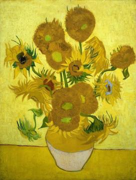 Sunflowers Artwork by Vincent Van Gogh
