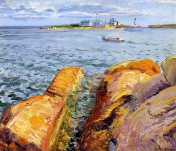 Wonson's Rocks and Ten Pound Island Artwork by John Sloan