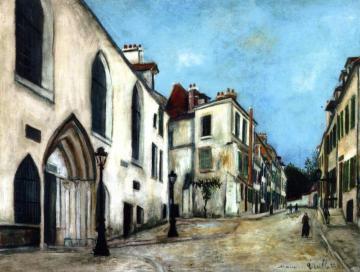 L'hôpital De Provins (seine-et-marne) Artwork by Maurice Utrillo
