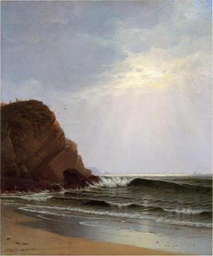 Otter Cliffs, Mount Desert Island, Maine Artwork by Alfred Thompson Bricher