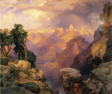 Grand Canyon With Rainbows Artwork by Thomas Moran