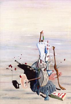 Palace Of The Windowed Rocks Artwork by Yves Tanguy