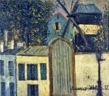 Moulin de la Galette Artwork by Maurice Utrillo