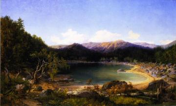 Mountain Lake Scene Artwork by Gilbert Munger