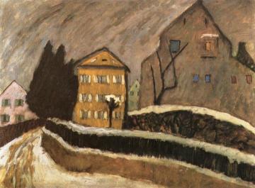 The Yellow House Artwork by Gabriele Münter