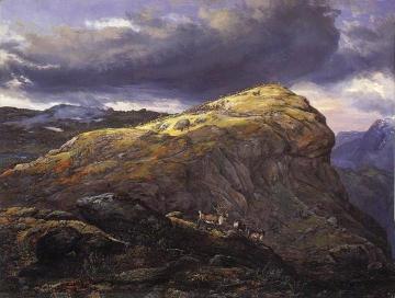 Stugunoset, Filefjeld Artwork by Johan Christian Dahl