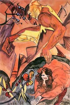 Composition Artwork by Stanislaw Ignacy Witkiewicz