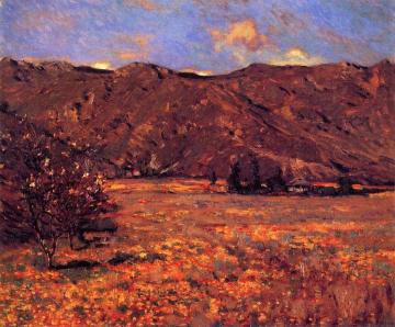 Poppies and Cherry Blossoms Artwork by George Gardner Symons