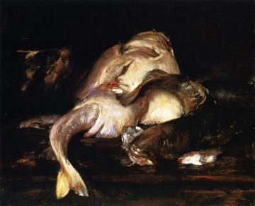 Still LIfe: Fish Artwork by William Merritt Chase