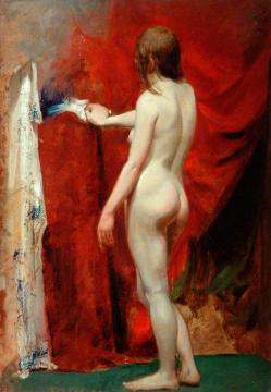 Back View Of A Woman Artwork by William Etty