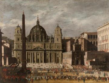 St Peter's, Rome Artwork by Viviano Codazzi
