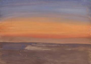 Les Autos Dans Le Désert Artwork by Alexander Evgenievich Yakovlev