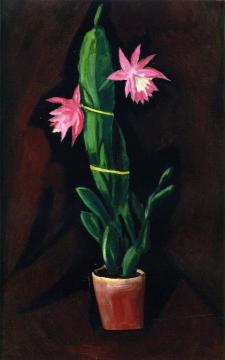 Cerise Cactus Artwork by Marsden Hartley