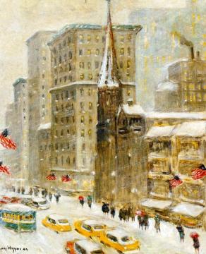 A 5th Avenue Storm Artwork by Guy Wiggins