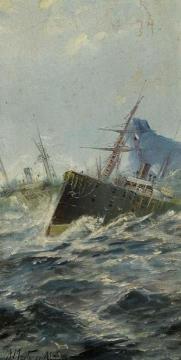 Naufragio Artwork by Juan Martinez Abades