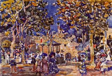 Band Concert Artwork by Maurice Prendergast